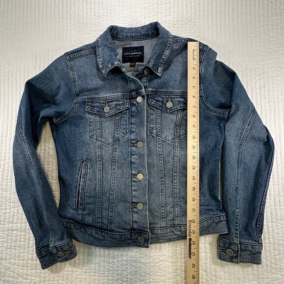 Lucky Brand Denim Tomboy Trucker Jean Jacket Womens Size S - Picture 7 of 8